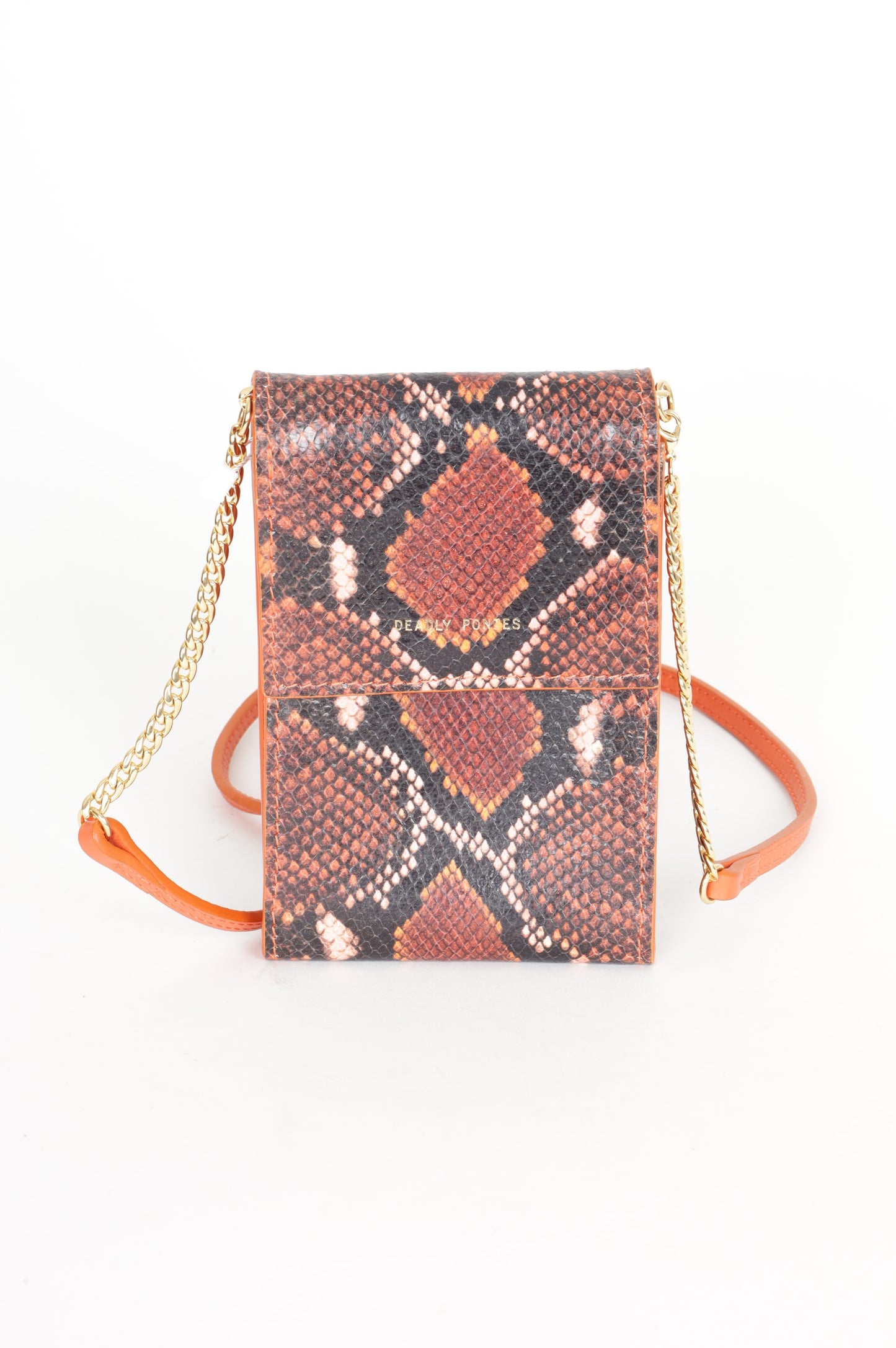 Deadly Ponies Womens Orange Bag Size O/S