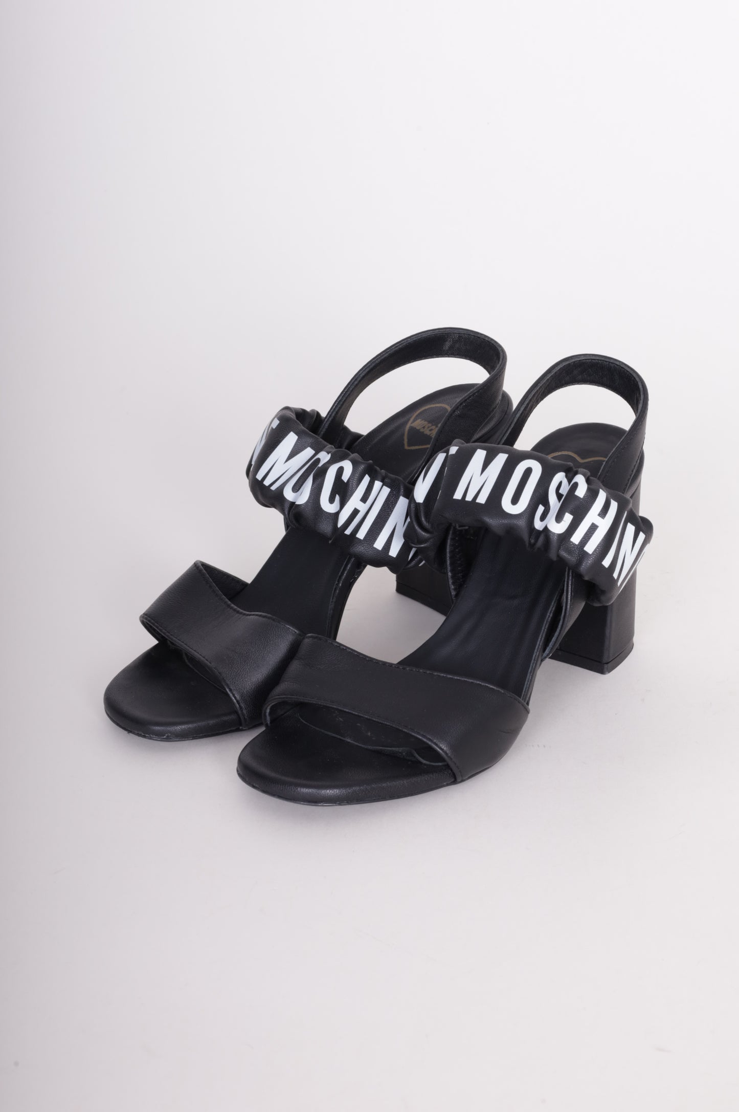 Love Moschino Womens Black Shoes Size EU 38