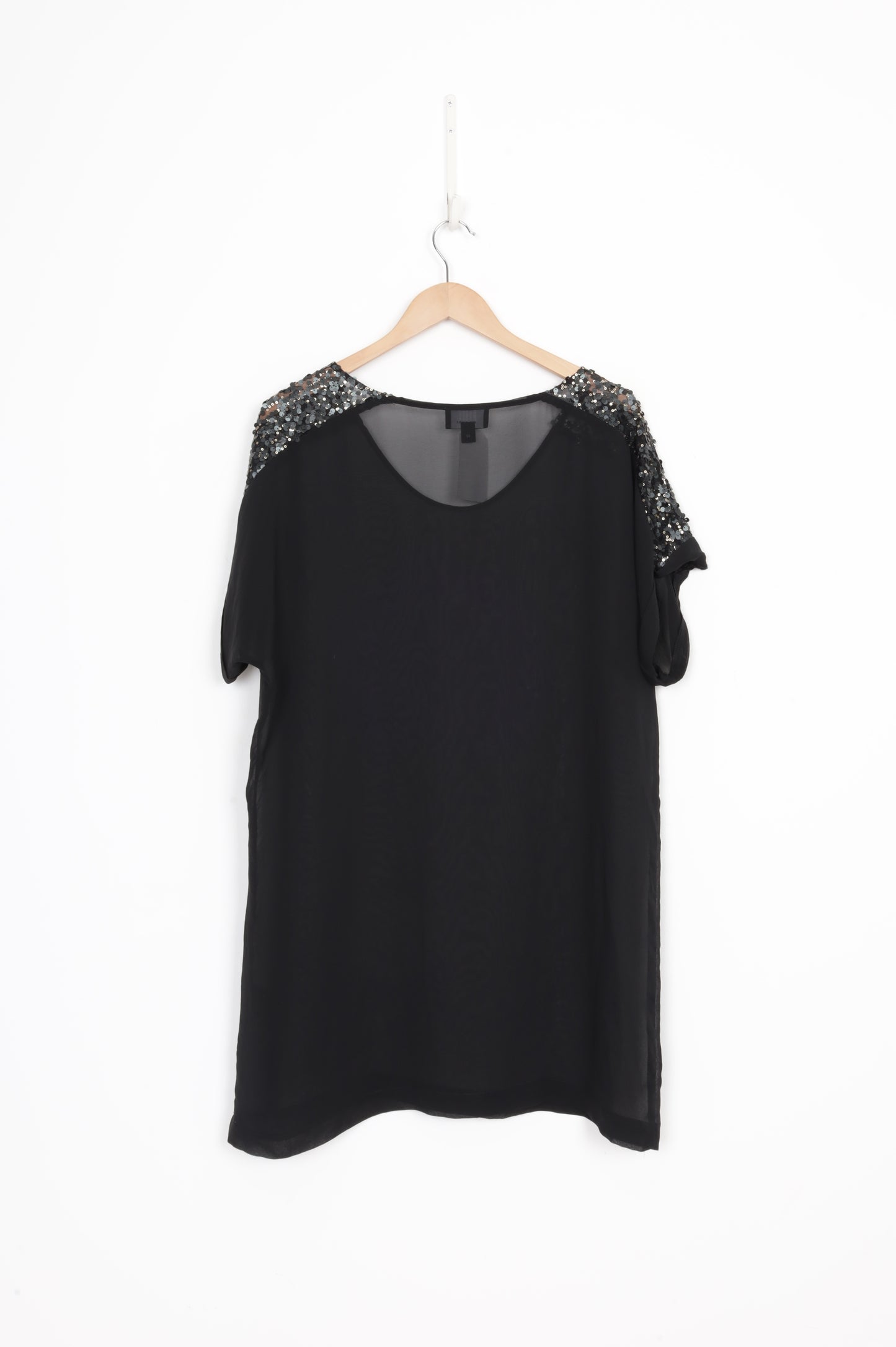 Moochi Womens Black Top Size 14