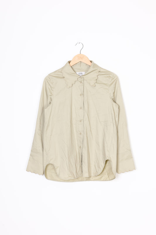 Cos Womens Green Shirt Size EU 36