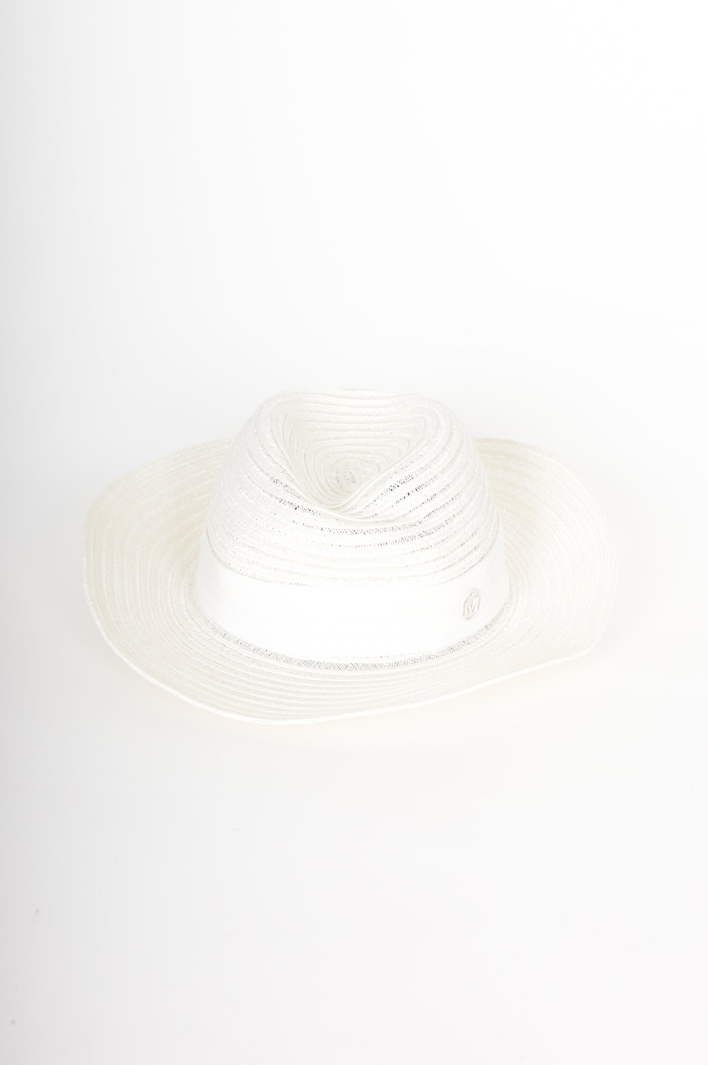 Maison Michel Womens White  Hat Size M
