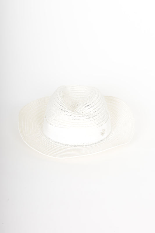 Maison Michel Womens White  Hat Size M