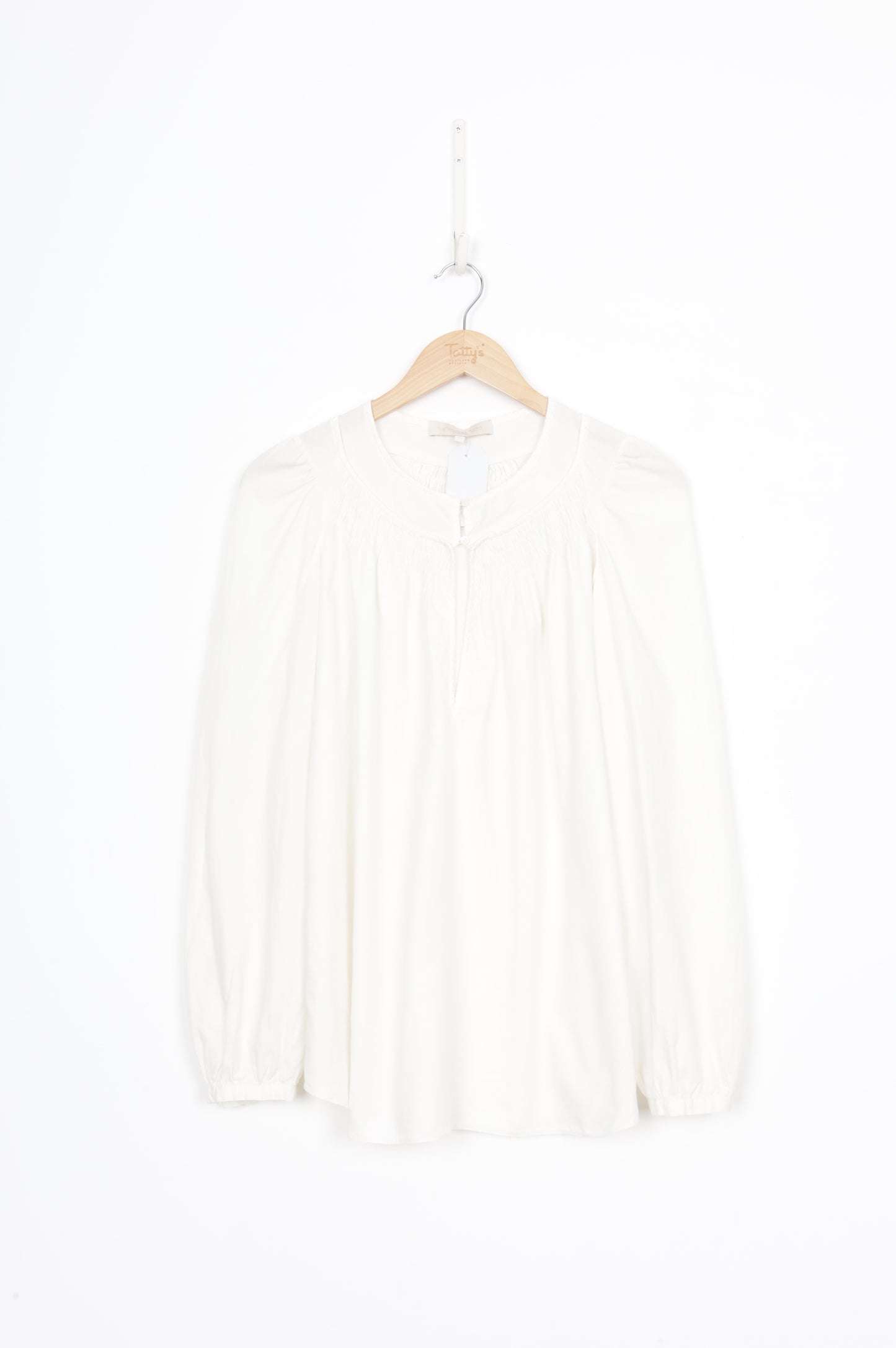 Vanessa Bruno Womens White Top Size EU 40