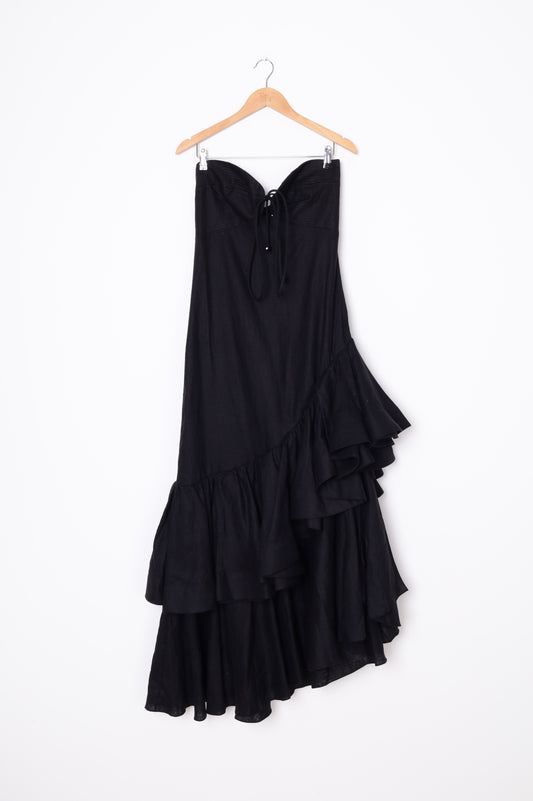Johanna Oritz Womens Black Dress Size 10