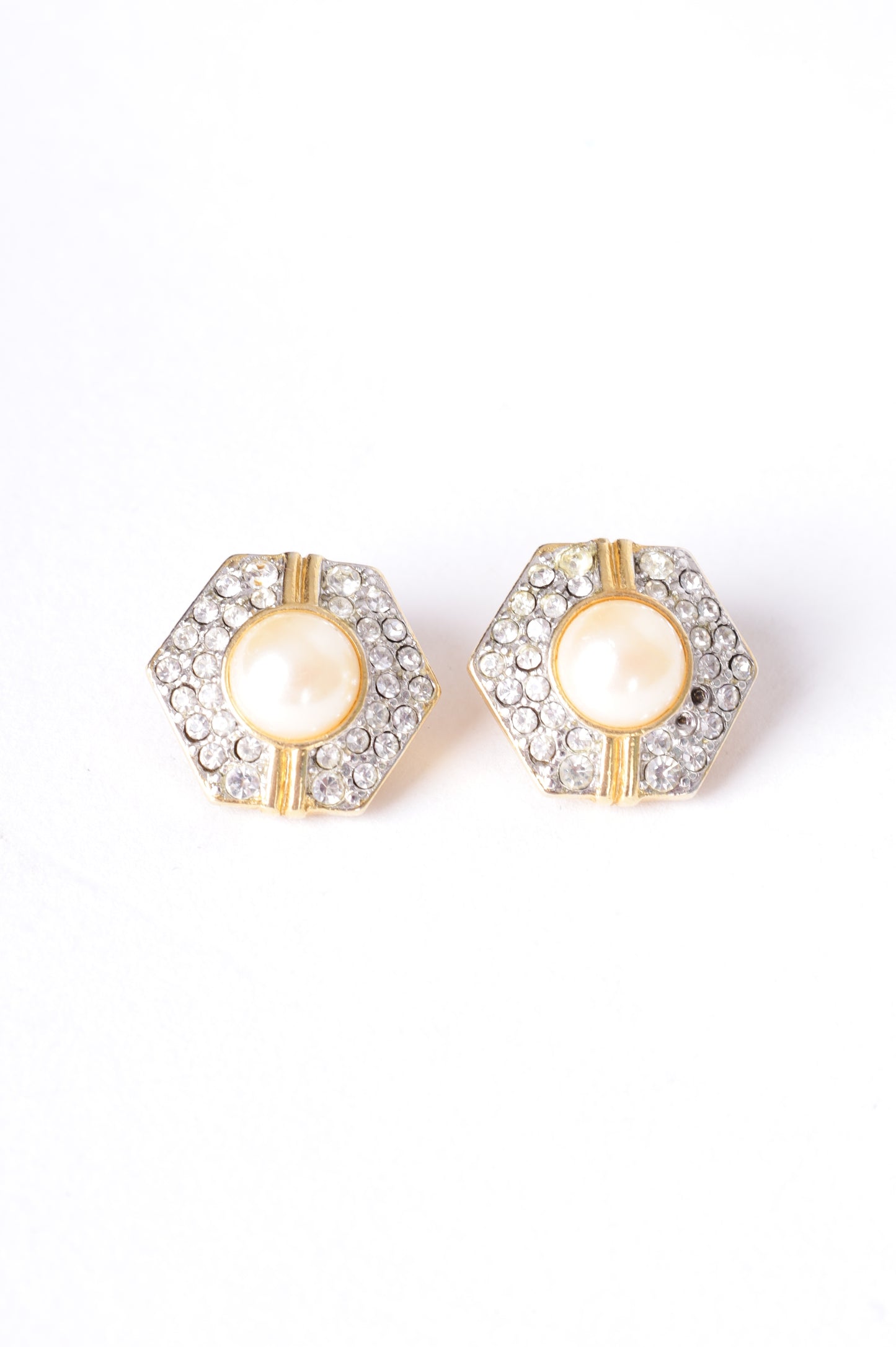 No Label Womens Metallic Earrings Size O/S