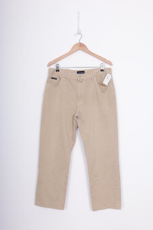 Gant Mens Brown Pants Size W 34