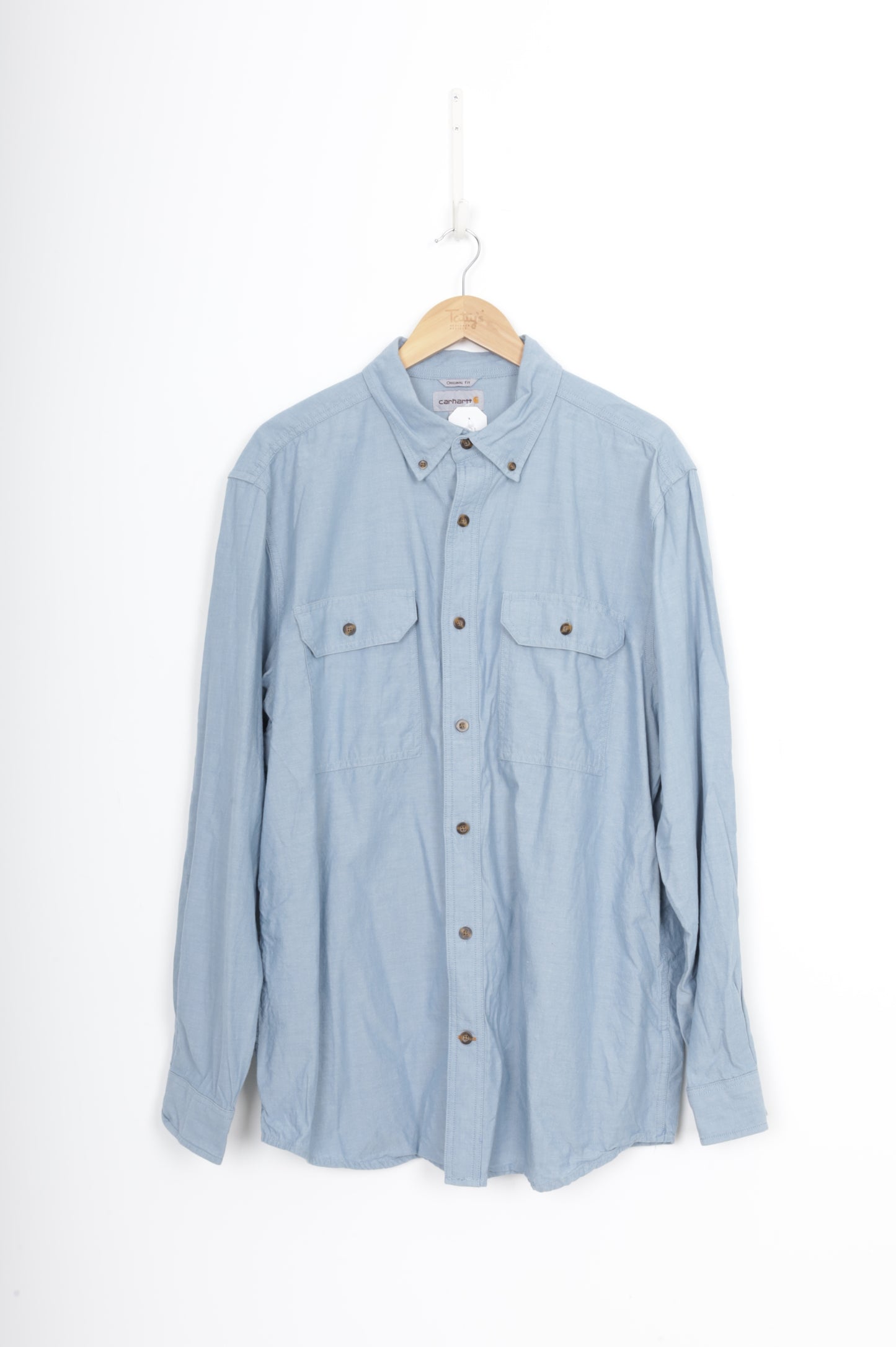 Carhartt Mens Blue Shirt Size L