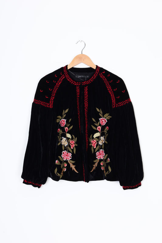 Zara Woman Womens Black Jacket Size XS