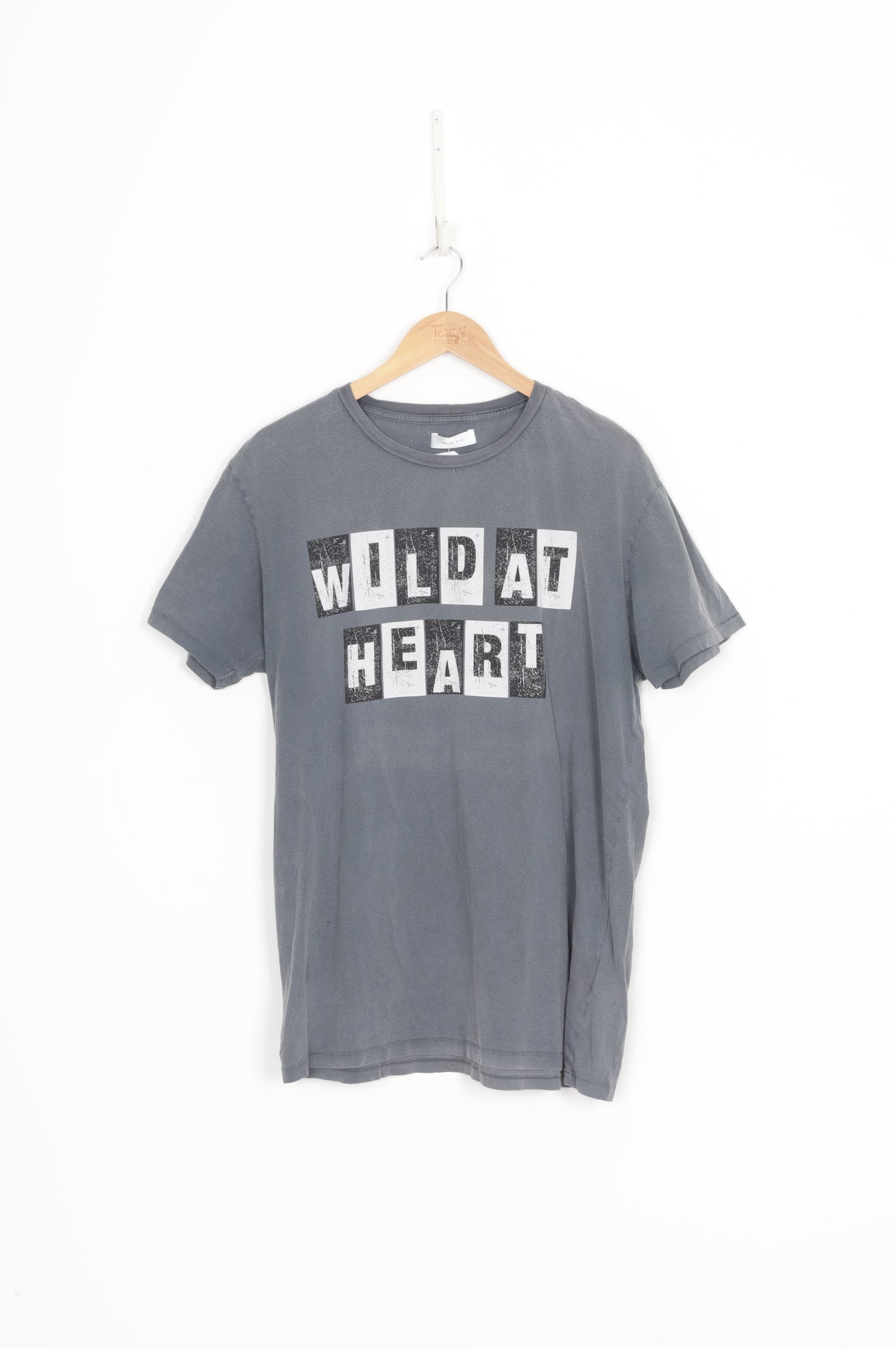 Anine Bing Womens Grey T-shirt Size L