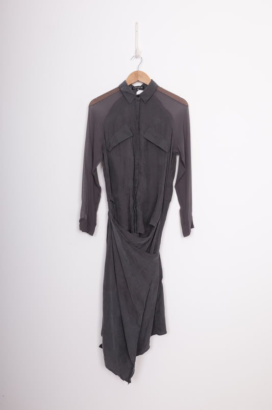 Salasai Womens Grey Dress Size XS