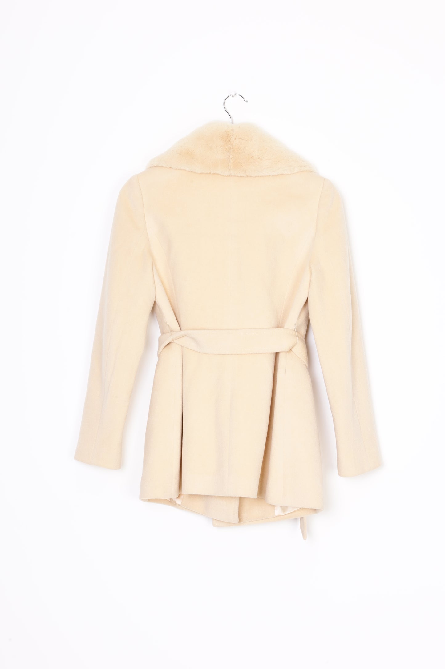 Imix Womens Beige Coat Size 38