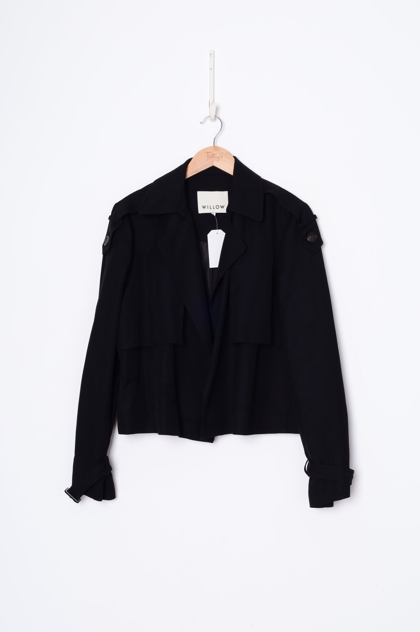 Willow Womens Black Jacket Size 8