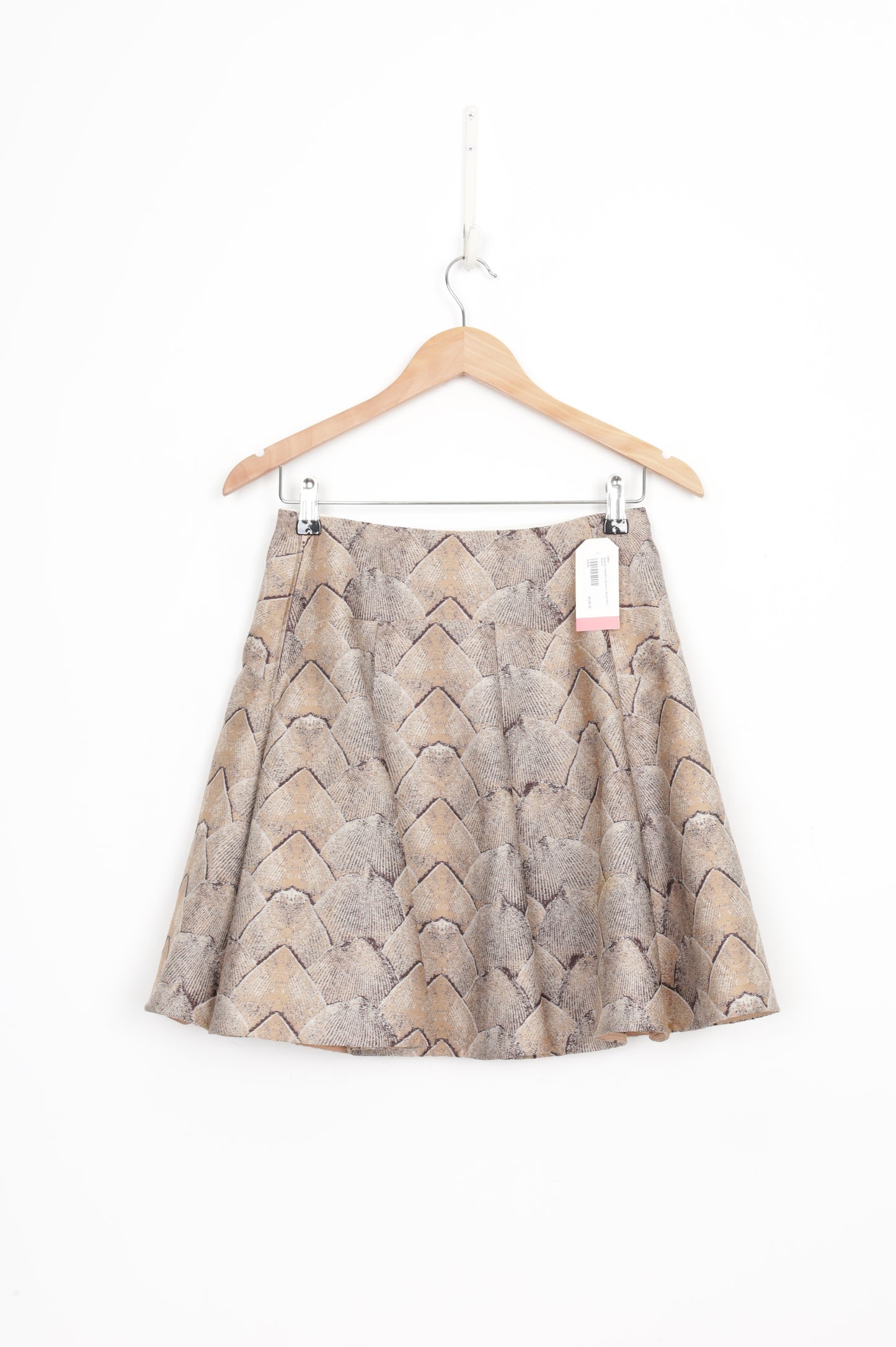 Scanlan Theodore Womens Beige Mini Skirt Size 8