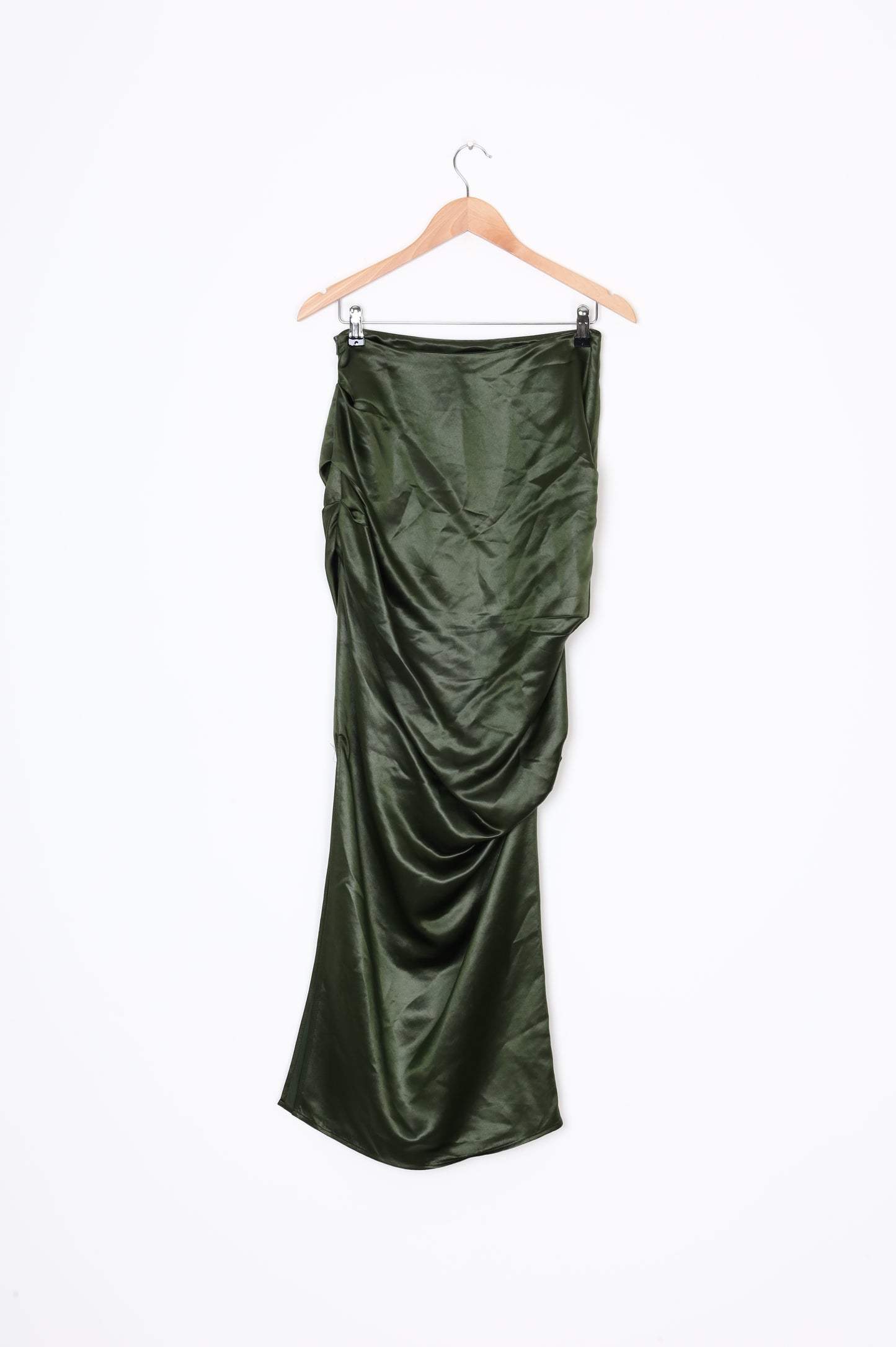 Paris Georgia Womens Green Maxi Skirt Size S
