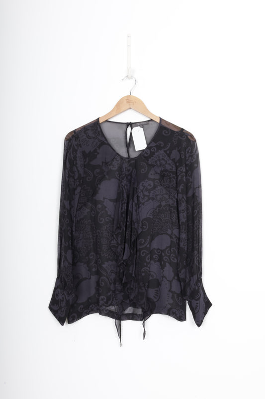 Storm Womens Black Blouse Size 10