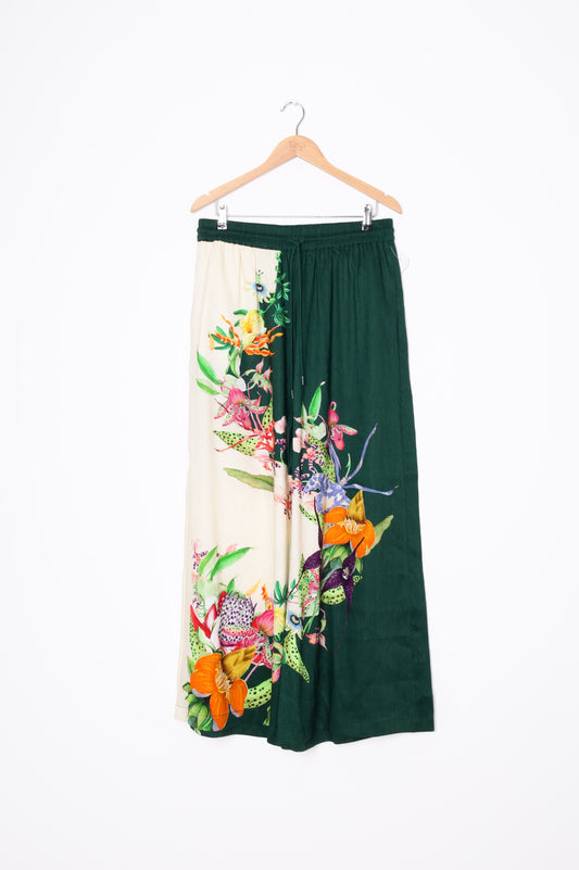Alemais Womens Green Pants Size 14