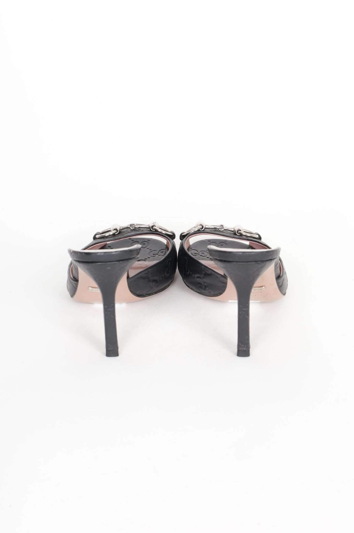 Gucci Womens Black Heels Size EU 38