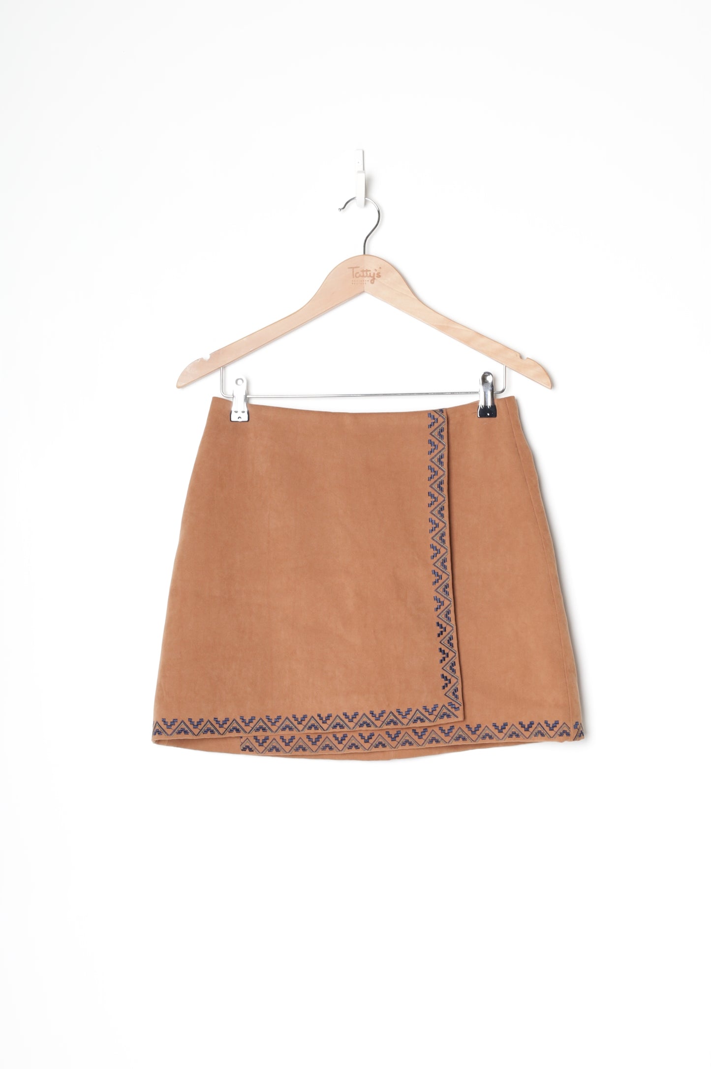 Red Nena Womens Brown Skirt Size L