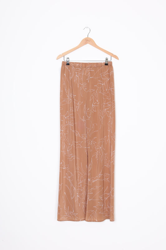Caitlin Crisp Womens Brown Pants Size 10