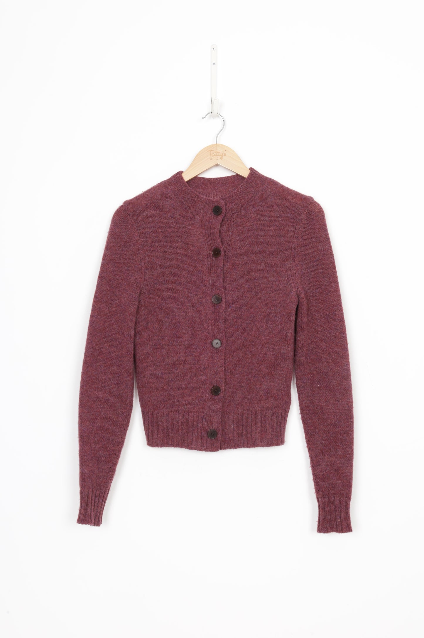 Toast Womens Purple Cardigan Size XS