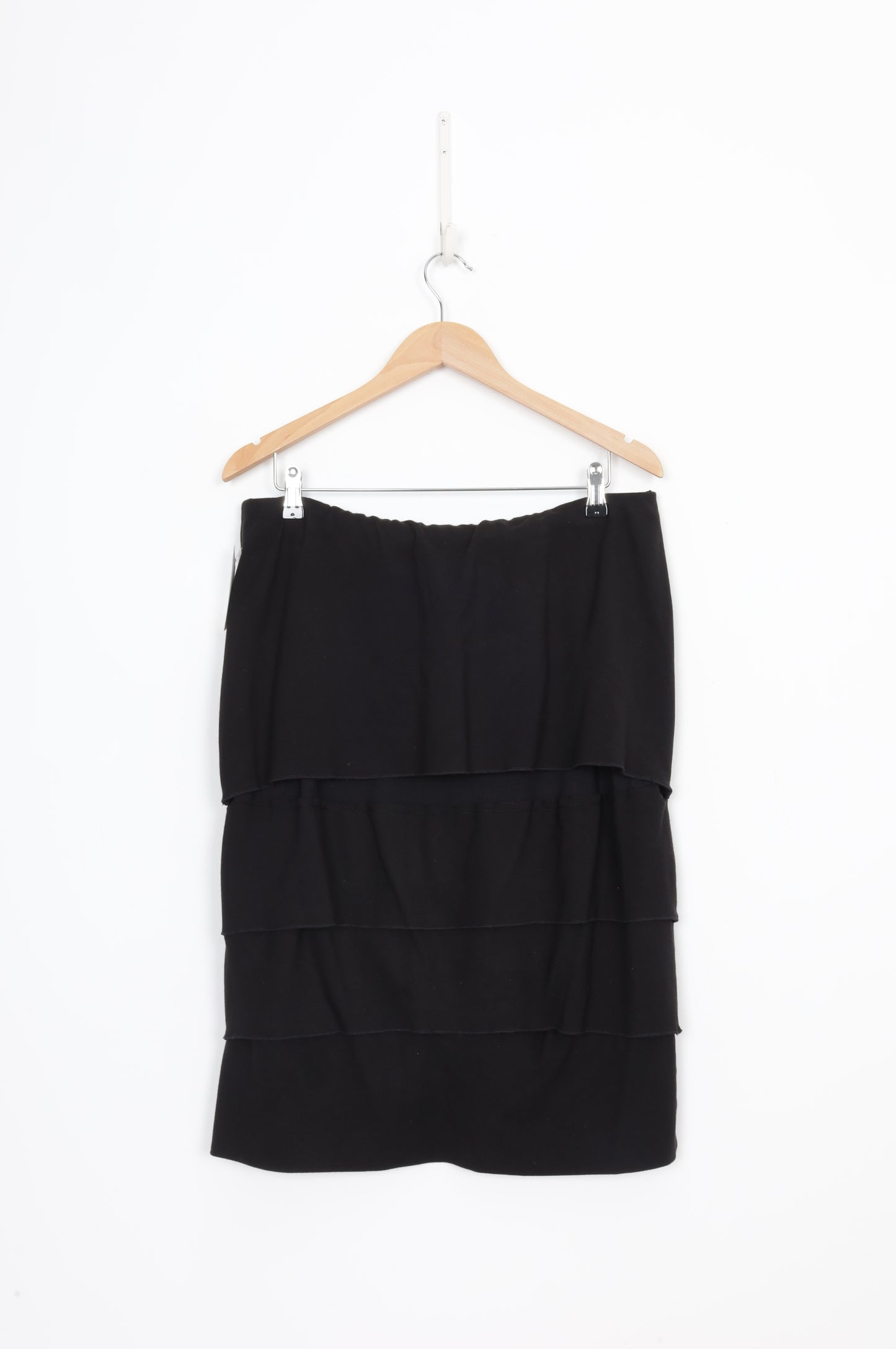 Verge Womens Black Skirt Size 16