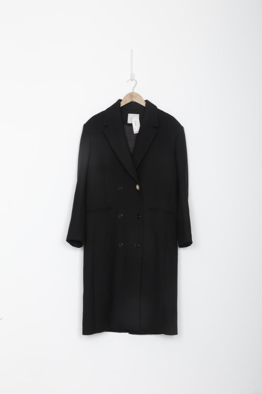 Harris Tapper Womens Black Coat Size 10