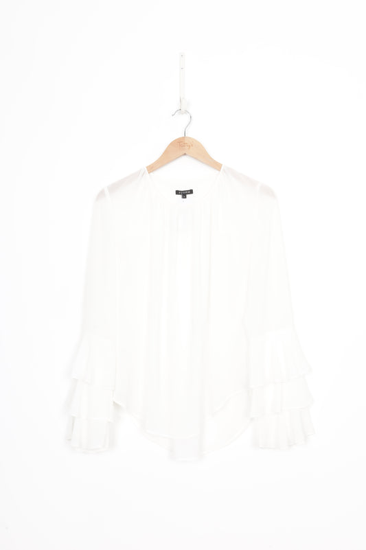 Storm Womens White Blouse Size 6
