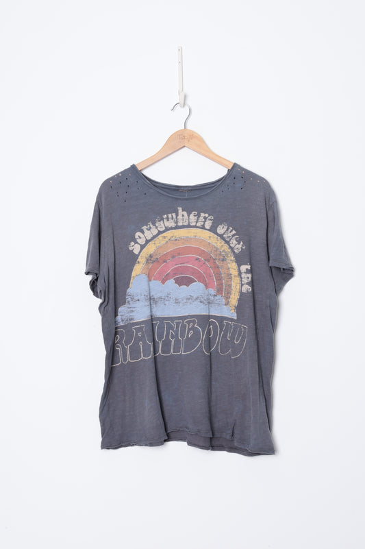 Magnolia Pearl Womens Grey T-shirt Size O/S