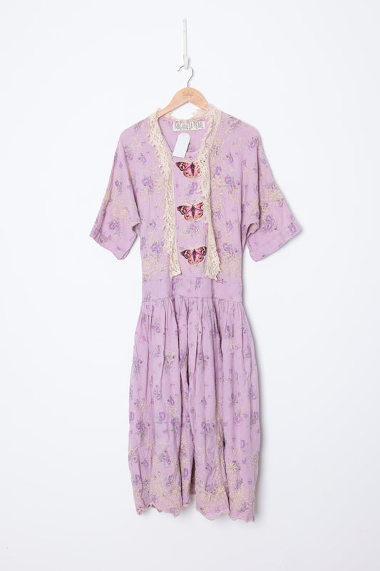 Magnolia Pearl Womens Purple Dress Size O/S