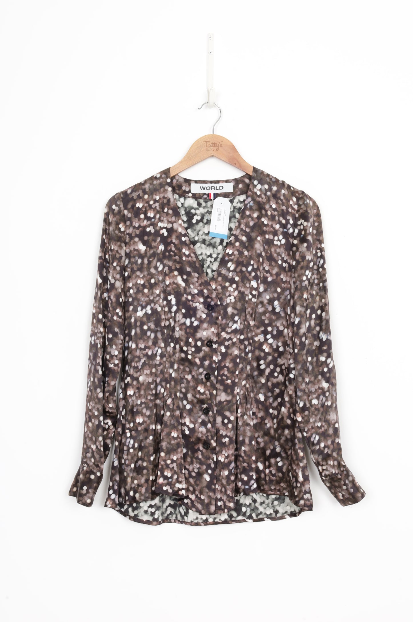 World Womens Brown Shirt Size S