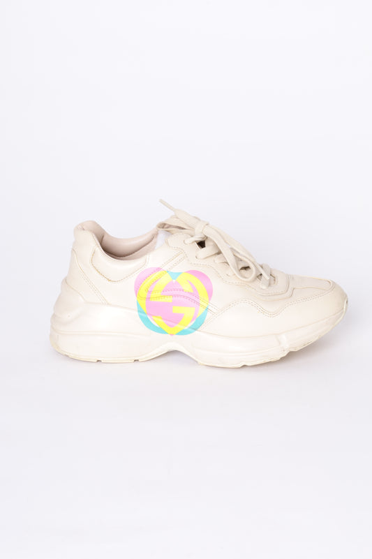 Gucci Womens Beige Sneakers Size EU 38.5