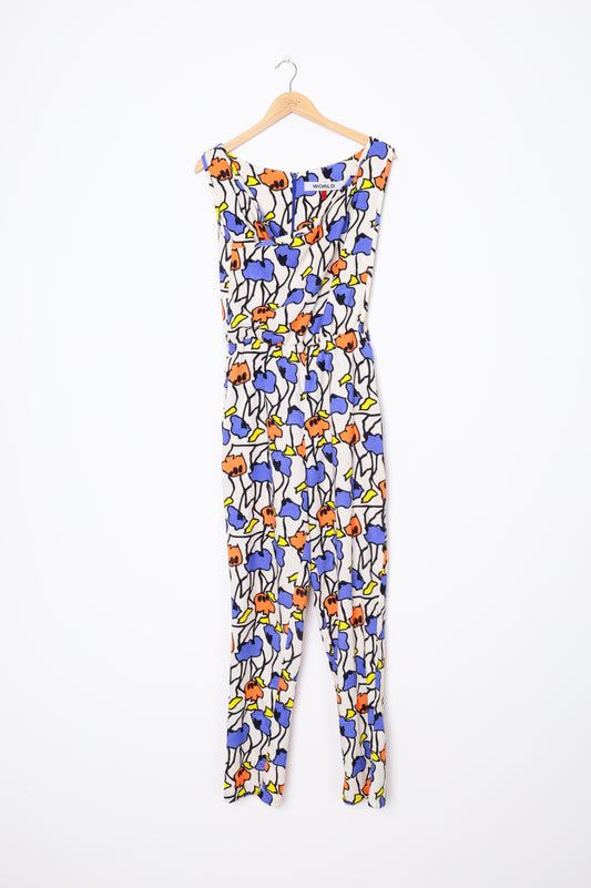 World Womens White Jumpsuit Size XS