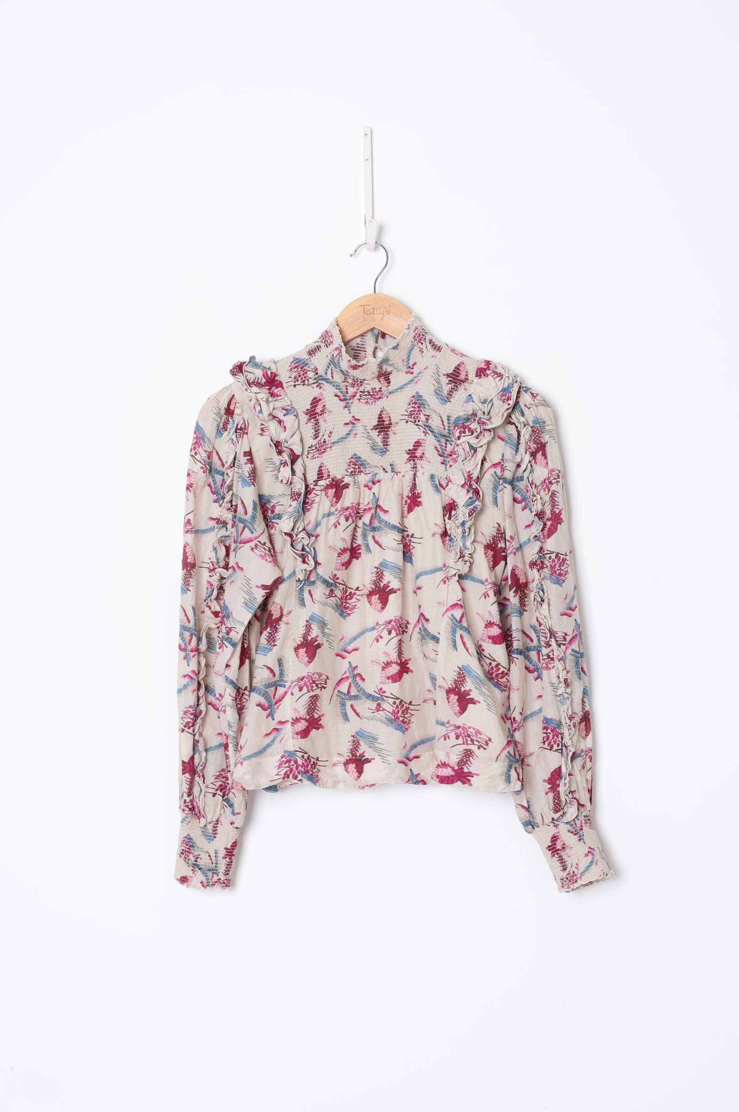 Magali Pascal Womens Beige Blouse Size M