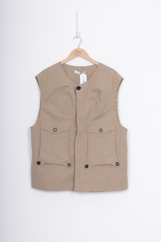 Wynn Hamlyn Mens Beige Vest Size XL
