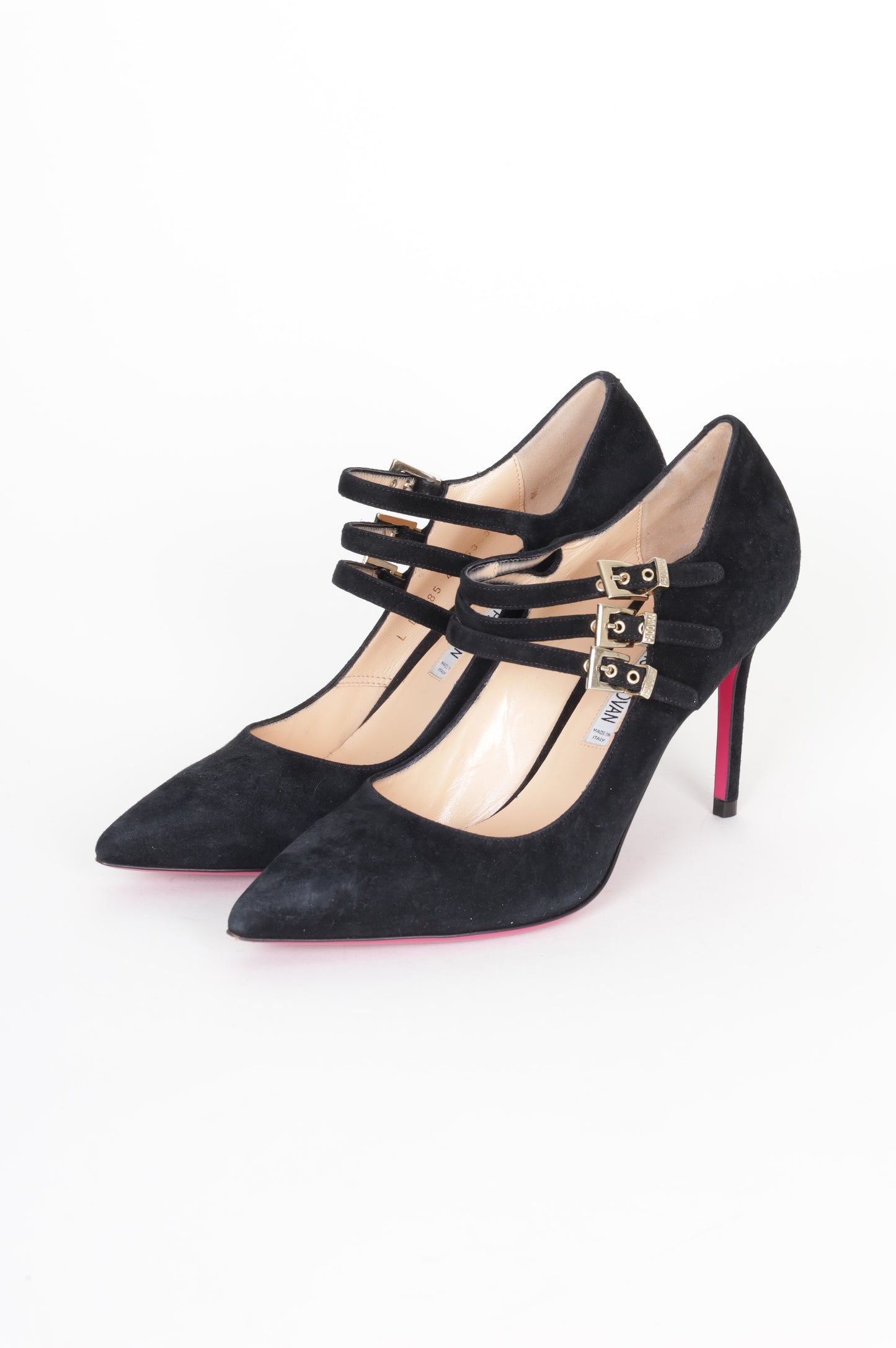 Luciano Padovan Womens Black Heels Size EU 38.5