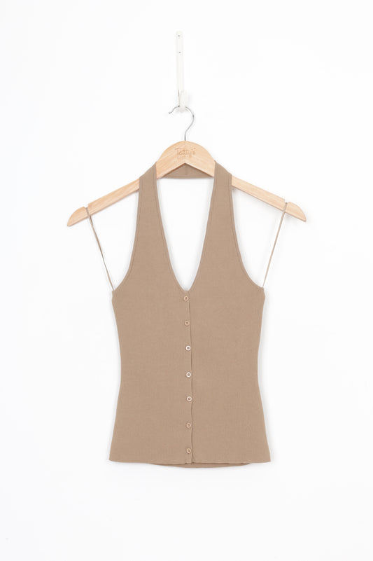 Bec + Bridge Womens Beige Top Size S