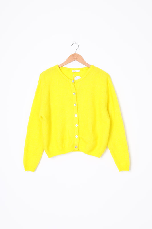 American Vintage Womens Yellow Cardigan Size S