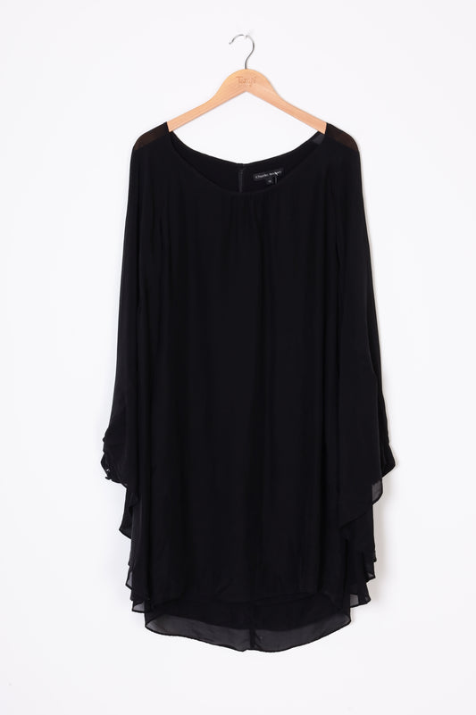 Charlie BRown Womens Black Dress Size 12