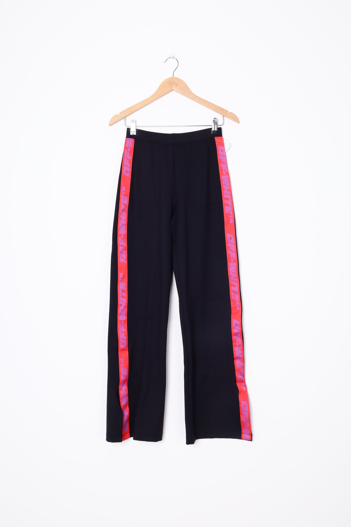 Off White Athleisure Womens Black Pants Size M