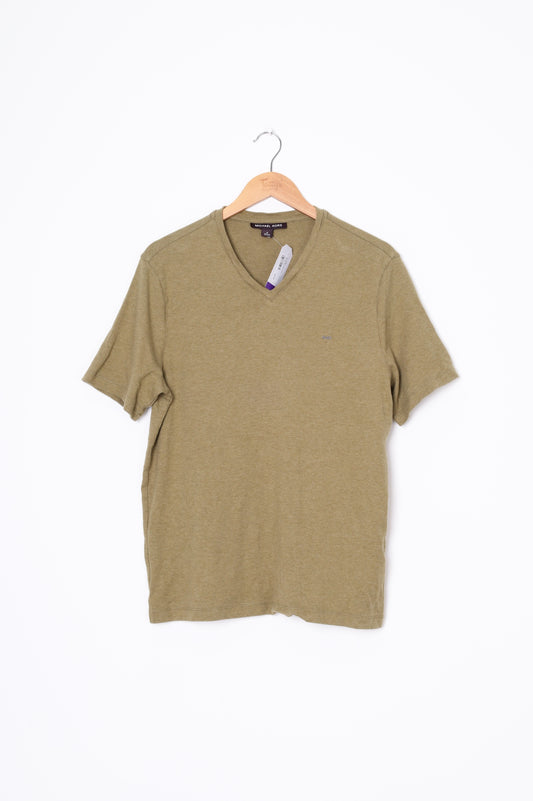 Michael Kors Mens Green T-shirt Size M