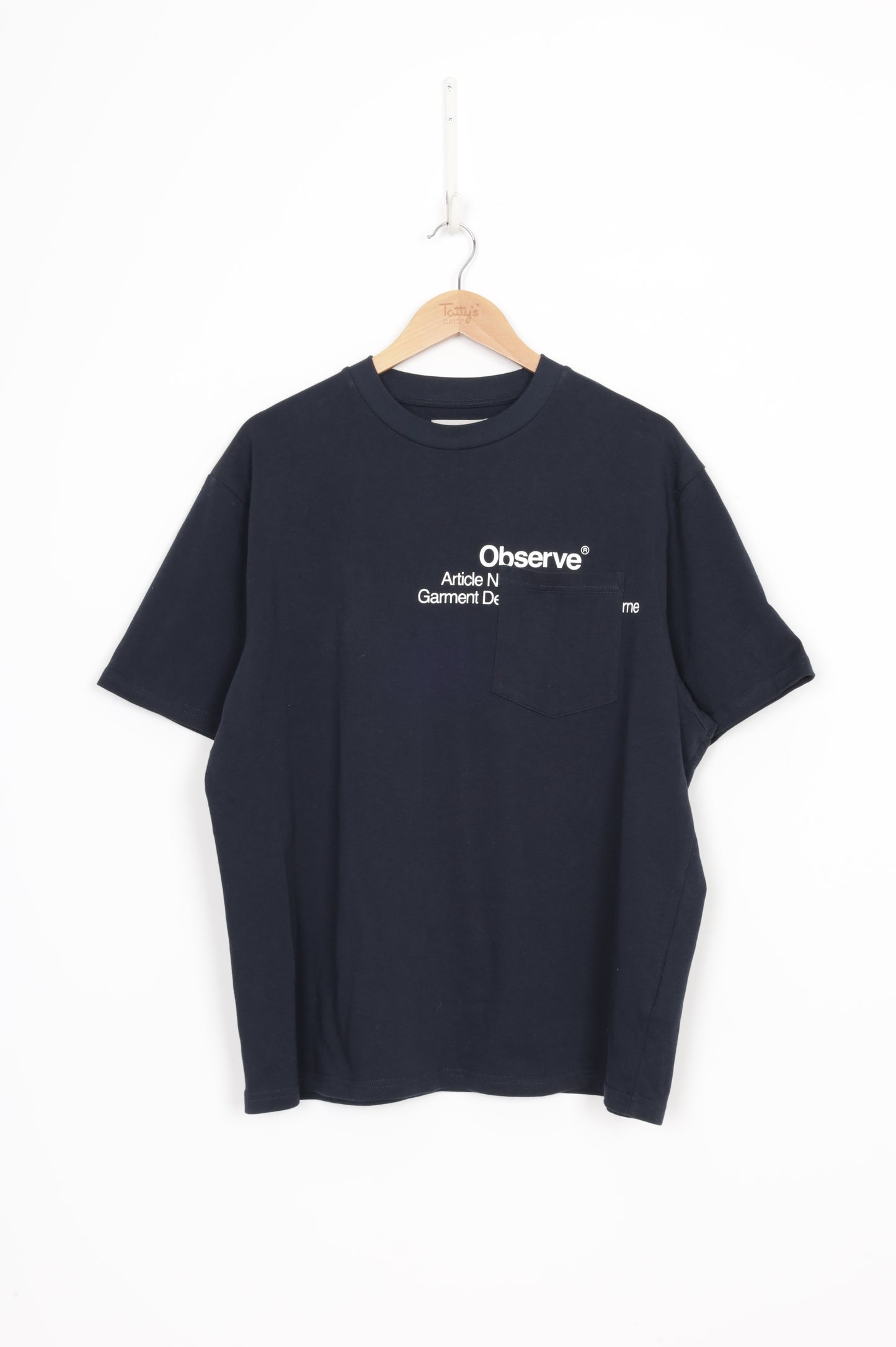 Observe Mens Blue T-shirt Size L