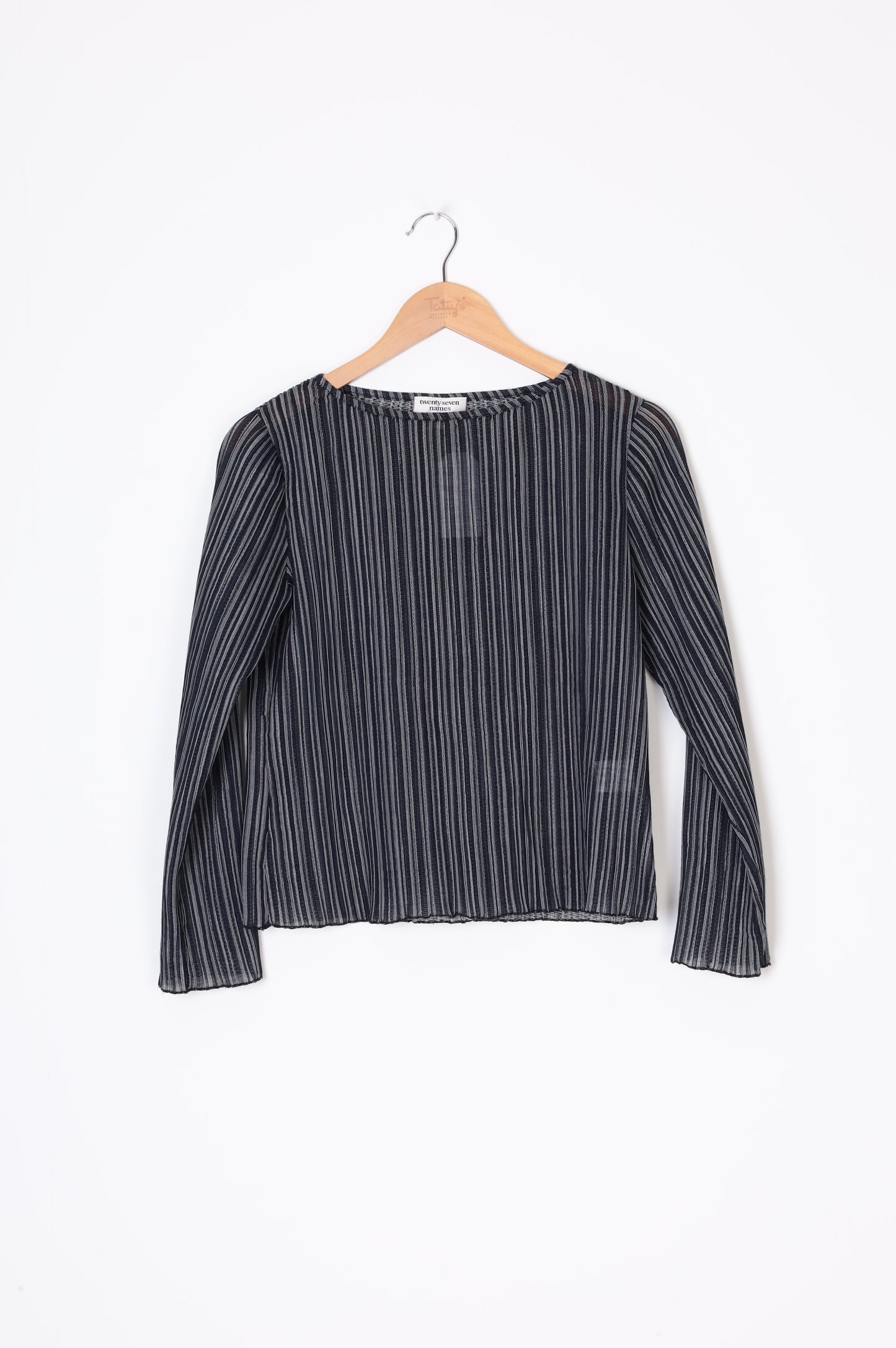 Twenty-Seven Names Womens Blue Top Size 8
