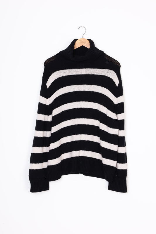 Allude Womens Black Jumper Size S