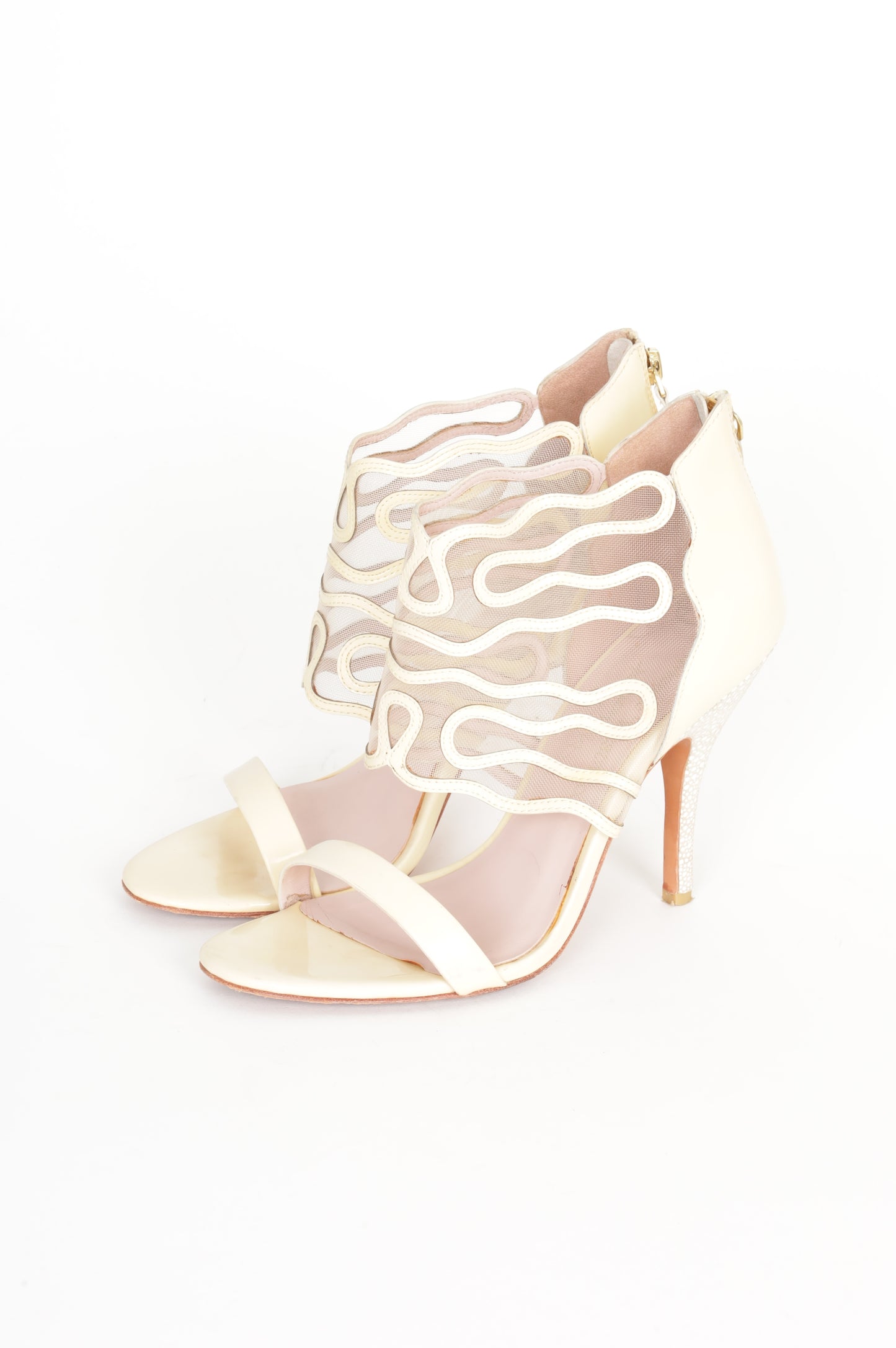 Vivienne Westwood Womens Cream Heels Size 39