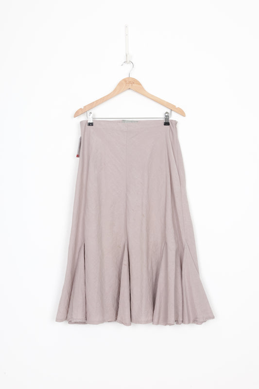 Rjwear Womens Beige Skirt Size 14