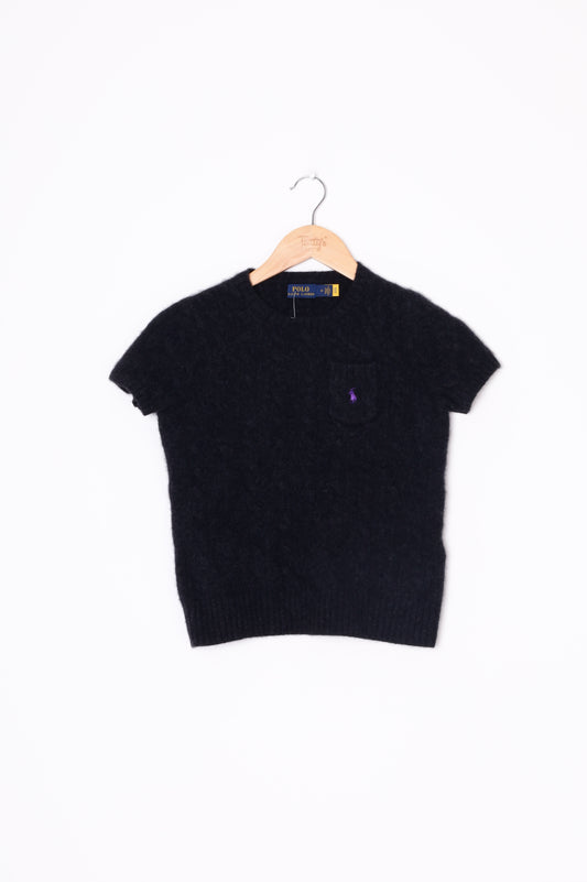 Polo Ralph Lauren Womens Black Top Size M