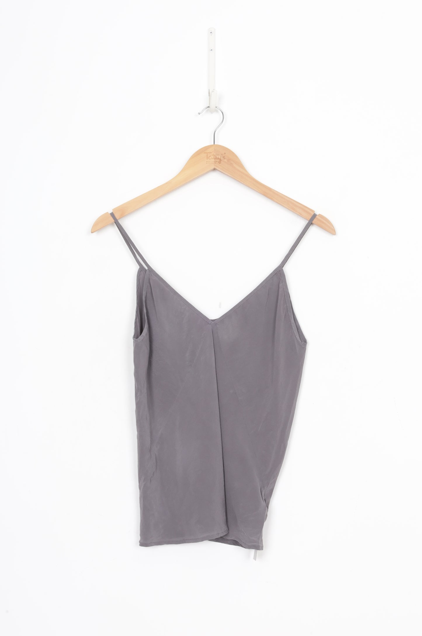 Miss Crabb Womens Grey Top Size 8