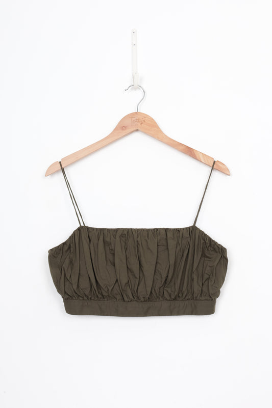 Matteau Womens Green Top Size 12