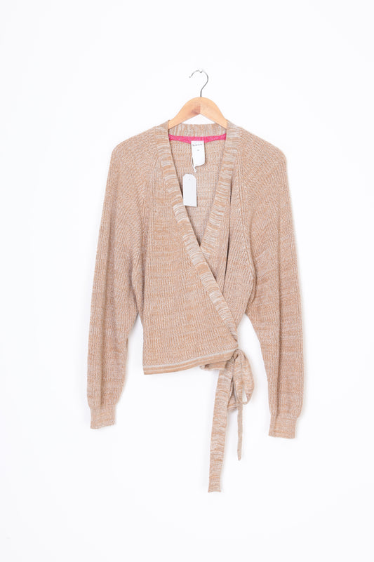 Kowtow Womens Brown Cardigan Size XXL