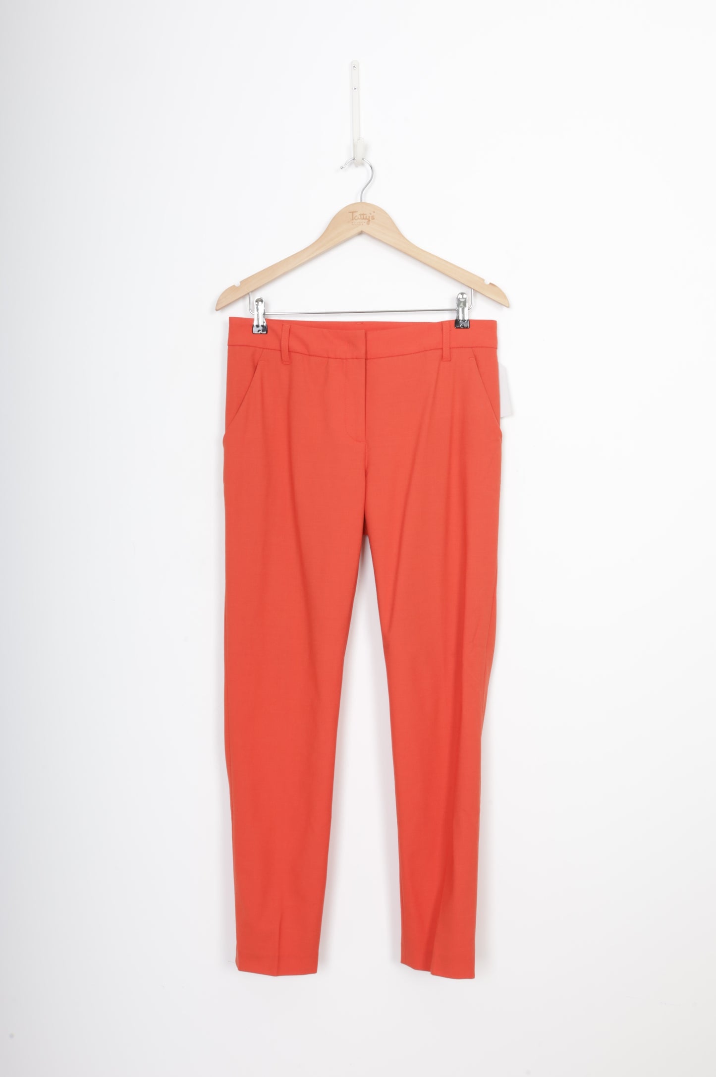 Helen Cherry Womens Orange Pants Size 10